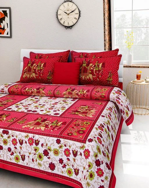 Checkout this latest Bedsheets_500-1000
Product Name: *Ria Stylish Cotton 100 X 90 Double Bedsheet *
Fabric: Cotton
No. Of Pillow Covers: 2
Thread Count: 180
Multipack: Pack Of 1
Sizes:
Queen (Length Size: 100 in Width Size: 90 in Pillow Length Size: 27 in Pillow Width Size: 17 in)
Country of Origin: India
Easy Returns Available In Case Of Any Issue


Catalog Rating: ★3.8 (910)

Catalog Name: Ria Stylish Cotton 100 X 90 Double Bedsheet Vol 15
CatalogID_710451
C53-SC1101
Code: 193-4863623-978