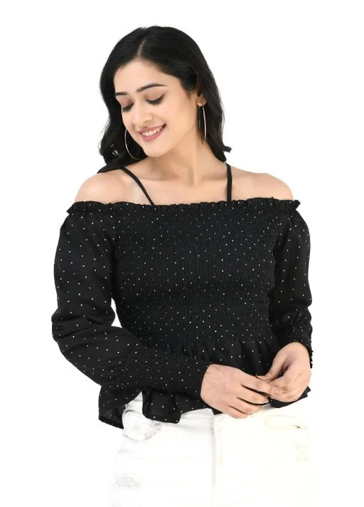 Checkout this latest Tops & Tunics
Product Name: *Urbane Fabulous Women Tops & Tunics*
Fabric: Rayon
Sleeve Length: Long Sleeves
Pattern: Printed
Multipack: 1
Sizes:
M (Bust Size: 32 in, Length Size: 13 in) 
Country of Origin: India
Easy Returns Available In Case Of Any Issue


Catalog Rating: ★4.4 (79)

Catalog Name: Comfy Ravishing Women Tops & Tunics
CatalogID_12112468
C79-SC1020
Code: 292-48702773-997