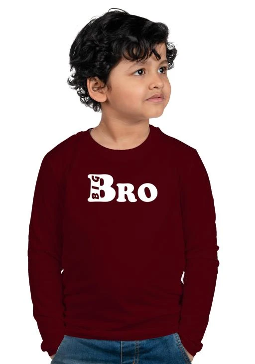 Checkout this latest Tshirts & Polos
Product Name: *Cutiepie Classy Boys Tshirts*
Fabric: Cotton
Sleeve Length: Long Sleeves
Pattern: Printed
Multipack: Single
Sizes: 
2-3 Years, 3-4 Years, 4-5 Years, 5-6 Years, 6-7 Years, 7-8 Years, 8-9 Years, 9-10 Years, 10-11 Years, 11-12 Years, 12-13 Years, 13-14 Years, 14-15 Years
Country of Origin: India
Easy Returns Available In Case Of Any Issue


SKU: Kids_Full_BigBro_Maroon
Supplier Name: Dream Creations

Code: 803-48720703-006

Catalog Name: Cutiepie Comfy Boys Tshirts
CatalogID_12118294
M10-C32-SC1173