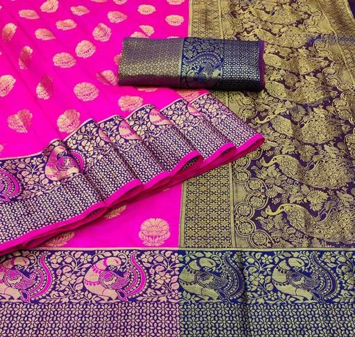 Checkout this latest Sarees
Product Name: *Aakarsha Ensemble Sarees*
Saree Fabric: Banarasi Silk
Blouse: Separate Blouse Piece
Blouse Fabric: Banarasi Silk
Pattern: Zari Woven
Blouse Pattern: Woven Design
Net Quantity (N): Single
Women's Kanjivaram & Jacquard Silk Saree With un-stitched Blouse Piece
Sizes: 
Free Size (Saree Length Size: 5.5 m, Blouse Length Size: 0.8 m) 
Country of Origin: India
Easy Returns Available In Case Of Any Issue


SKU: EF-MOR,GULAB,TEBAL-PINK
Supplier Name: EKTA FASHION

Code: 246-48772786-9961

Catalog Name: Jivika Refined Sarees
CatalogID_12133637
M03-C02-SC1004