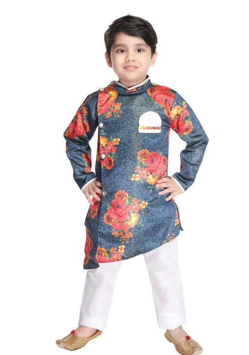 Checkout this latest Kurta Sets
Product Name: *Boys   Kurta Sets Pack Of 1*
BOYS STYLISH ETHNIC WEAR FOR REGULAR PARTY WEAR AND WEDDING CEREMONY AND BIRTHDAY CELEBRATION
Sizes: 
2-3 Years (Top Length Size: 19 in, Bottom Waist Size: 30 in, Bottom Length Size: 20 in) 
3-4 Years (Top Length Size: 20 in, Bottom Waist Size: 31 in, Bottom Length Size: 22 in) 
4-5 Years (Top Length Size: 21 in, Bottom Waist Size: 32 in, Bottom Length Size: 24 in) 
5-6 Years (Top Length Size: 22 in, Bottom Waist Size: 33 in, Bottom Length Size: 26 in) 
6-7 Years (Top Length Size: 23 in, Bottom Waist Size: 34 in, Bottom Length Size: 28 in) 
7-8 Years (Top Length Size: 24 in, Bottom Waist Size: 35 in, Bottom Length Size: 30 in) 
Country of Origin: India
Easy Returns Available In Case Of Any Issue


SKU: SM_334
Supplier Name: Smuktar Garments

Code: 372-49110001-996

Catalog Name: Princess Elegant Boys Kurta Sets
CatalogID_12232744
M10-C32-SC1170