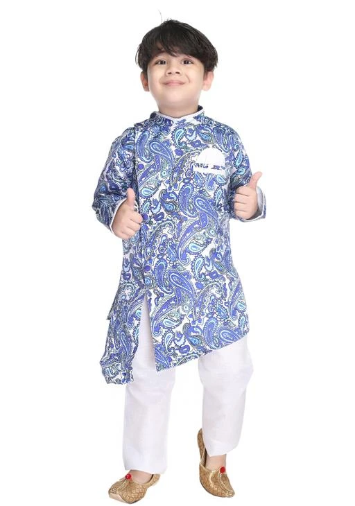 Checkout this latest Kurta Sets
Product Name: *Boys   Kurta Sets Pack Of 1*
BOYS STYLISH ETHNIC WEAR FOR REGULAR PARTY WEAR AND WEDDING CEREMONY AND BIRTHDAY CELEBRATION
Sizes: 
2-3 Years (Top Length Size: 19 in, Bottom Waist Size: 30 in, Bottom Length Size: 20 in) 
3-4 Years (Top Length Size: 20 in, Bottom Waist Size: 31 in, Bottom Length Size: 22 in) 
4-5 Years (Top Length Size: 21 in, Bottom Waist Size: 32 in, Bottom Length Size: 24 in) 
5-6 Years (Top Length Size: 22 in, Bottom Waist Size: 33 in, Bottom Length Size: 26 in) 
6-7 Years (Top Length Size: 23 in, Bottom Waist Size: 34 in, Bottom Length Size: 28 in) 
7-8 Years (Top Length Size: 24 in, Bottom Waist Size: 35 in, Bottom Length Size: 30 in) 
Country of Origin: India
Easy Returns Available In Case Of Any Issue


SKU: SM_335
Supplier Name: Smuktar Garments

Code: 372-49110005-996

Catalog Name: Princess Elegant Boys Kurta Sets
CatalogID_12232744
M10-C32-SC1170