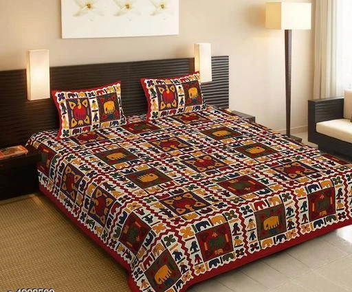 Checkout this latest Bedsheets_500-1000
Product Name: *Trendy Pure Cotton 100X90 Double Bedsheets Vol 13*
Fabric: Cotton
No. Of Pillow Covers: 2
Thread Count: 160
Multipack: Pack Of 1
Sizes:
Queen (Length Size: 100 in Width Size: 90 in Pillow Length Size: 27 in Pillow Width Size: 17 in)
Country of Origin: India
Easy Returns Available In Case Of Any Issue


Catalog Rating: ★3.7 (102)

Catalog Name: Trendy Pure Cotton 100X90 Double Bedsheets Vol 13
CatalogID_722134
C53-SC1101
Code: 653-4933502-129