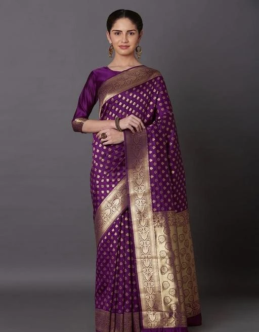 Checkout this latest Sarees
Product Name: *Beautiful Silk Blend Woven Design Kanjeevaram Saree*
Saree Fabric: Kanjeevaram Silk
Blouse: Running Blouse
Blouse Fabric: Kanjeevaram Silk
Pattern: Zari Woven
Blouse Pattern: Same as Saree
Multipack: Single
Sizes: 
Free Size (Saree Length Size: 5.5 m, Blouse Length Size: 0.8 m) 
Country of Origin: India
Easy Returns Available In Case Of Any Issue


SKU: Purple Glory
Supplier Name: KIRTI ENTERPRISE

Code: 555-49390831-0561

Catalog Name: Aagyeyi Pretty Sarees
CatalogID_12314333
M03-C02-SC1004