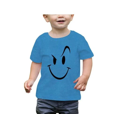 Checkout this latest Tshirts & Polos
Product Name: *RAINBOWTEES  Baby-Kids-Unisex WINK-SMILEY  Tshirts*
Fabric: Cotton
Sleeve Length: Short Sleeves
Pattern: Solid
Net Quantity (N): Single
Sizes: 
6-12 Months (Chest Size: 22 in, Length Size: 13 in, Waist Size: 22 in) 
1-2 Years (Chest Size: 23 in, Length Size: 14 in, Waist Size: 23 in) 
2-3 Years (Chest Size: 24 in, Length Size: 15 in, Waist Size: 24 in) 
3-4 Years (Chest Size: 25 in, Length Size: 16 in, Waist Size: 25 in) 
4-5 Years (Chest Size: 26 in, Length Size: 17 in, Waist Size: 26 in) 
5-6 Years (Chest Size: 27 in, Length Size: 18 in, Waist Size: 27 in) 
6-7 Years (Chest Size: 28 in, Length Size: 19 in, Waist Size: 28 in) 
7-8 Years (Chest Size: 29 in, Length Size: 20 in, Waist Size: 29 in) 
8-9 Years (Chest Size: 30 in, Length Size: 21 in, Waist Size: 30 in) 
9-10 Years (Chest Size: 31 in, Length Size: 22 in, Waist Size: 31 in) 
10-11 Years (Chest Size: 32 in, Length Size: 23 in, Waist Size: 32 in) 
11-12 Years (Chest Size: 33 in, Length Size: 24 in, Waist Size: 33 in) 
12-13 Years (Chest Size: 34 in, Length Size: 25 in, Waist Size: 34 in) 
100% Cotton , 180 GSM, Bio Wash, Regular Fit, Available Size Age  For( 6 months to 14 Years )
Country of Origin: India
Easy Returns Available In Case Of Any Issue


SKU: KID-WINK-SMILE-TBLUE
Supplier Name: RAINBOWTEES

Code: 223-49436717-993

Catalog Name: Pretty Elegant Boys Tshirts
CatalogID_12328369
M10-C32-SC1173