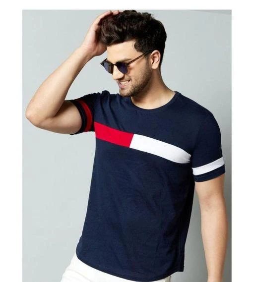 Checkout this latest Tshirts
Product Name: *Comfy Latest Men Tshirts*
Fabric: Cotton
Sleeve Length: Short Sleeves
Pattern: Striped
Multipack: 1
Sizes:
S (Chest Size: 38 in, Length Size: 26 in) 
M (Chest Size: 40 in, Length Size: 27 in) 
L (Chest Size: 42 in, Length Size: 28 in) 
XL (Chest Size: 42 in, Length Size: 28 in) 
Country of Origin: India
Easy Returns Available In Case Of Any Issue


Catalog Rating: ★4.7 (6)

Catalog Name: Stylish Latest Men Tshirts
CatalogID_12377228
C70-SC1205
Code: 592-49592565-999