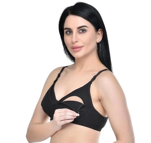 Checkout this latest Bra
Product Name: *Womens Feeding/Maternity/Nursing Bra Pop Black*
Fabric: Polycotton
Print or Pattern Type: Solid
Padding: Non Padded
Type: Maternity Bra
Wiring: Non Wired
Seam Style: Seamed
Net Quantity (N): 1
Sizes:
32C (Underbust Size: 30 in, Overbust Size: 32 in) 
34C (Underbust Size: 32 in, Overbust Size: 34 in) 
36C (Underbust Size: 34 in, Overbust Size: 36 in) 
38C (Underbust Size: 36 in, Overbust Size: 38 in) 
40C (Underbust Size: 38 in, Overbust Size: 40 in) 
Nursing Bra/ Maternity Bra/ Feeding Bra/ Mother Feeding Bra Fancy Bra, Stylish Bra, Full Coverage, Non Padded, Back Closure , Regular, Poly Cotton, Western Wear, Seamed, Handwash, Comfortable and adjustable
Country of Origin: India
Easy Returns Available In Case Of Any Issue


SKU: PF MOM-POP-BLACK
Supplier Name: POOJA FASHION ENTERPRISES

Code: 841-49698637-993

Catalog Name: Comfy Women Bra
CatalogID_12407916
M04-C09-SC1041
.