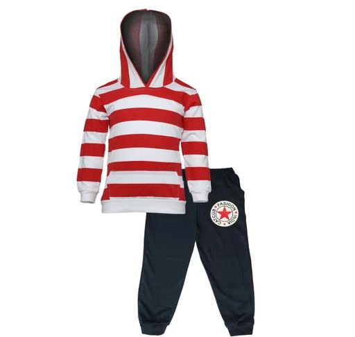 Checkout this latest Clothing Set
Product Name: *CATCUB Boy's & Girl's Cotton Hooded Printed Clothing Set (Red)*
Top Fabric: Cotton
Bottom Fabric: Cotton
Sleeve Length: Long Sleeves
Top Pattern: Stripes
Bottom Pattern: Printed
Sizes:
0-1 Years (Top Chest Size: 21 in, Top Length Size: 15 in, Bottom Waist Size: 14.5 in, Bottom Length Size: 17 in) 
1-2 Years (Top Chest Size: 22.5 in, Top Length Size: 15.5 in, Bottom Waist Size: 15 in, Bottom Length Size: 18.5 in) 
2-3 Years (Top Chest Size: 24 in, Top Length Size: 16 in, Bottom Waist Size: 16.5 in, Bottom Length Size: 20 in) 
3-4 Years (Top Chest Size: 25.5 in, Top Length Size: 17.5 in, Bottom Waist Size: 18 in, Bottom Length Size: 21.5 in) 
4-5 Years (Top Chest Size: 27 in, Top Length Size: 18 in, Bottom Waist Size: 18.5 in, Bottom Length Size: 23 in) 
5-6 Years (Top Chest Size: 28.5 in, Top Length Size: 18.5 in, Bottom Waist Size: 19 in, Bottom Length Size: 24.5 in) 
Country of Origin: India
Easy Returns Available In Case Of Any Issue


SKU: CC-135
Supplier Name: CATCUB RETAIL PRIVATE LIMITED

Code: 904-49774591-9951

Catalog Name: Flawsome Elegant Boys Top & Bottom Sets
CatalogID_12431937
M10-C32-SC1182