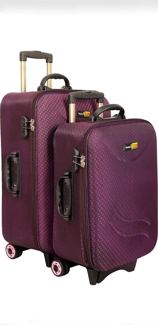 Checkout this latest Trolley Bags
Product Name: *Versatile Women Trolley Bags*
Product Name: Versatile Women Trolley Bags
Material: Polyester
Bag Size: Medium (60 - 70 Cm)
Dead Weight: 2.5Kg To 4.4Kg
Lock Type: Combination
Maximum Carrying Capacity: Upto 23Kg
Sustainable: Regular
Type: Cabin & Check-In Luggage
Water Resistance: Yes
Product Height: 40 Cm
Product Length: 60 Cm
Product Width: 20 Cm
Pattern: Checked
Country of Origin: India
Easy Returns Available In Case Of Any Issue


SKU: t2pcpurple
Supplier Name: Lucky bags

Code: 9281-49783485-9992

Catalog Name: Gorgeous Women Trolley Bags
CatalogID_12434563
M09-C73-SC5078