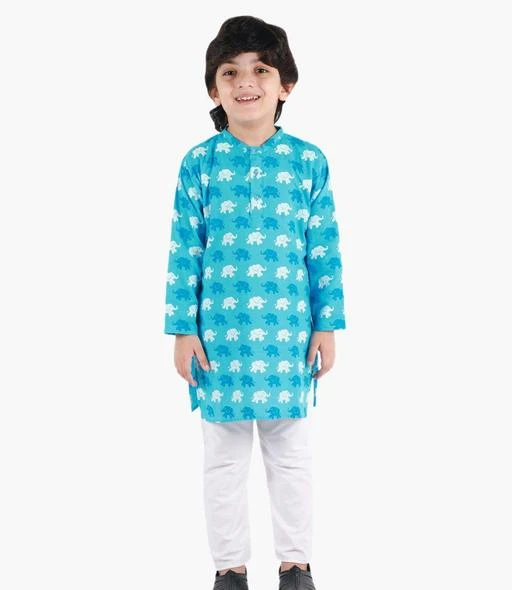 Checkout this latest Kurta Sets
Product Name: *Agile Classy Kids Boys Kurta Sets*
Top Fabric: Cotton Blend
Bottom Fabric: Cotton Blend
Sleeve Length: Long Sleeves
Bottom Type: pyjamas
Top Pattern: Printed
Multipack: 1
Sizes: 
6-12 Months (Chest Size: 22 in, Top Bust Size: 22 in, Top Length Size: 14 in, Bottom Waist Size: 10 in, Bottom Hip Size: 22 in, Bottom Length Size: 14 in) 
12-18 Months (Chest Size: 24 in, Top Bust Size: 24 in, Top Length Size: 16 in, Bottom Waist Size: 12 in, Bottom Hip Size: 23 in, Bottom Length Size: 16 in) 
18-24 Months (Chest Size: 25 in, Top Bust Size: 25 in, Top Length Size: 18 in, Bottom Waist Size: 14 in, Bottom Hip Size: 24 in, Bottom Length Size: 19 in) 
3-4 Years (Chest Size: 28 in, Top Bust Size: 28 in, Top Length Size: 22 in, Bottom Waist Size: 16 in, Bottom Hip Size: 28 in, Bottom Length Size: 23 in) 
4-5 Years (Chest Size: 29 in, Top Bust Size: 29 in, Top Length Size: 24 in, Bottom Waist Size: 16 in, Bottom Hip Size: 30 in, Bottom Length Size: 25 in) 
5-6 Years (Chest Size: 30 in, Top Bust Size: 30 in, Top Length Size: 25 in, Bottom Waist Size: 19 in, Bottom Hip Size: 32 in, Bottom Length Size: 26 in) 
Country of Origin: India
Easy Returns Available In Case Of Any Issue


Catalog Rating: ★4.6 (14)

Catalog Name: Pretty Classy Kids Boys Kurta Sets
CatalogID_12456186
C58-SC1170
Code: 724-49858792-9981