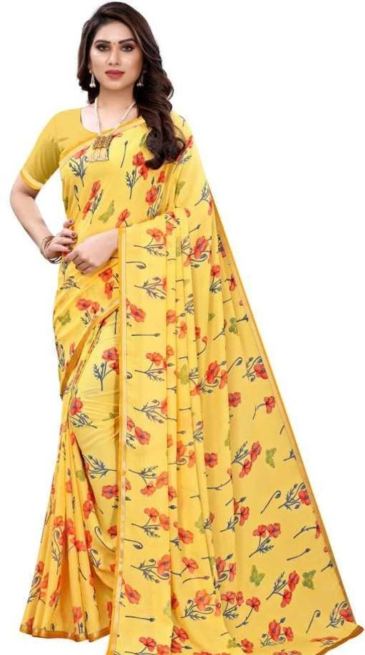 Checkout this latest Sarees
Product Name: *Charvi Alluring Attractive Sarees*
Saree Fabric: Georgette
Blouse: Separate Blouse Piece
Blouse Fabric: Georgette
Pattern: Printed
Net Quantity (N): Single
Sizes: 
Free Size
Easy Returns Available In Case Of Any Issue


SKU: 2162_Yellow_Lace_Flower_AB 
Supplier Name: KANOODA prints

Code: 743-4995781-858

Catalog Name: Charvi Alluring Attractive Sarees
CatalogID_732932
M03-C02-SC1004