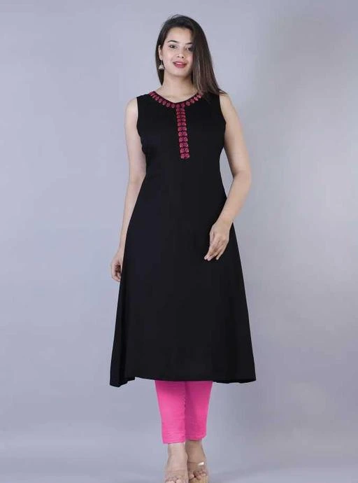 Checkout this latest Kurtis
Product Name: *Jivika Alluring Kurtis*
Fabric: Rayon
Sleeve Length: Sleeveless
Pattern: Embroidered
Combo of: Single
Sizes:
S (Bust Size: 36 in) 
XXL (Bust Size: 44 in) 
Country of Origin: India
Easy Returns Available In Case Of Any Issue


SKU: A-line Half Black
Supplier Name: MANVIK FASHION

Code: 382-49991685-9941

Catalog Name: Jivika Alluring Kurtis
CatalogID_12496658
M03-C03-SC1001