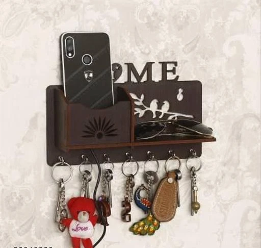 Checkout this latest Key Holders
Product Name: *Attractive Key Holders*
Material: Wooden
Color: Brown
Product Length: 10 Inch
Product Height: 7 Inch
Product Breadth: 2 Inch
Net Quantity (N): 1
Wooden Wall Decorative Wall Mounted Key Holder (8 Hooks) Designer Wooden Key Holder.Stylish Key holder.t is real trouble when you lose your keys. You have to make little space in your house where you can put your keys. So be creative and make that space interesting and stylish by Krips key holder that will awake your imagination. We present you 8 Hooks Diyora key holder.
Country of Origin: India
Easy Returns Available In Case Of Any Issue


SKU: 1V43Xu5-
Supplier Name: Krips

Code: 061-50043930-999

Catalog Name: Attractive Key Holders
CatalogID_12511484
M08-C25-SC2483