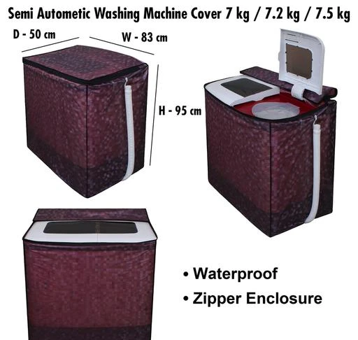 Checkout this latest Covers_0-500
Product Name: *Classy Printed Semi Automatic Washing Machine Cover*
Material: Polyester
Size(L X W X H): 82.55 cm x 50.8 cm x 95.25 cm
Description: It Has 1 Piece Of Semi Automatic Washing Machine Cover
Work:  Printed
Country of Origin: India
Easy Returns Available In Case Of Any Issue


SKU: DCSACGL06
Supplier Name: Dream Care

Code: 544-5014617-927

Catalog Name: Classy Printed Semi Automatic Washing Machine Covers Vol 1
CatalogID_736308
M08-C25-SC1624