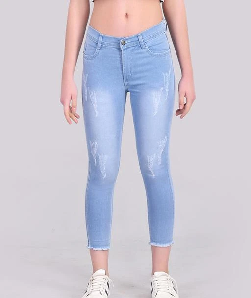 Checkout this latest Jeans
Product Name: *Classy Fashionable Women Jeans*
Fabric: Denim
Surface Styling: Fringed
Sizes:
28 (Waist Size: 28 in, Length Size: 40 in) 
30 (Waist Size: 30 in, Length Size: 40 in) 
32 (Waist Size: 32 in, Length Size: 40 in) 
34 (Waist Size: 34 in, Length Size: 40 in) 
Easy Returns Available In Case Of Any Issue


SKU: T-130A
Supplier Name: Taj Enterprises

Code: 834-5031010-8001

Catalog Name: Fancy Classy Fashionable Women Jeans Vol 4
CatalogID_739292
M04-C08-SC1032