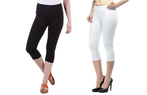 Zunaira Capris for womens/Girls 3/4 leggings for women capri of