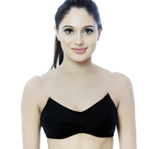 Checkout this latest Bra
Product Name: *Nutex Sangini Women's Bra With Transparent Straps*
Fabric: Cotton
Print or Pattern Type: Solid
Padding: Non Padded
Type: Everyday Bra
Wiring: Underwired
Seam Style: Seamed
Net Quantity (N): 1
Sizes:
28B (Underbust Size: 28 in, Overbust Size: 28 in) 
30B (Underbust Size: 30 in, Overbust Size: 30 in) 
32B (Underbust Size: 32 in, Overbust Size: 32 in) 
34B (Underbust Size: 34 in, Overbust Size: 34 in) 
36B (Underbust Size: 36 in, Overbust Size: 36 in) 
38B (Underbust Size: 38 in, Overbust Size: 38 in) 
40B (Underbust Size: 40 in, Overbust Size: 40 in) 
Experience ultimate comfort wearing this Ultimate bra by Nutex Sangini. Featuring Non-Padded cups with a unique design, this bra will perk up your lingerie collection. 100% Hosiery promises to be soft on your skin super comfortable, sweat free and breathable fabric that prevent itching and skin infection will give you a sensuous feel
Country of Origin: India
Easy Returns Available In Case Of Any Issue


SKU: 793270397
Supplier Name: NUTEX INNER

Code: 251-50531885-995

Catalog Name: Sassy Women Bra
CatalogID_12660520
M04-C09-SC1041