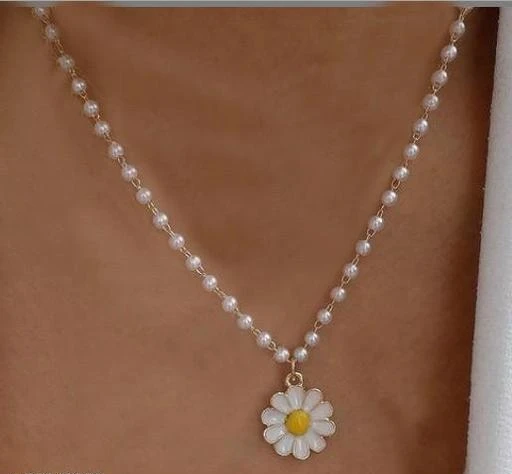 Checkout this latest Necklaces & Chains
Product Name: *Destiny Jewels Cute Pearl Daisy Women Necklace Fancy Summer Neck Chain*
Base Metal: Alloy
Plating: Gold Plated
Stone Type: Pearls
Sizing: Adjustable
Type: Necklace
Net Quantity (N): 1
Sizes:Free Size
MATERIAL: Skin Friendly & Safety, Antirust & Colorfast, Hypo-allergenic, Lightweight And Minimalist, Ensure Your Comfortable Use.
STYLE: This Necklace Has A Sleek And Modern Feel. So Dainty, Simple & Elegant! Here Is Our Lovely Lightweight & Airy Gold or Silver Plated Necklace That Will Become Your Everyday Go-to Piece That You Won’t Want To Take Off! Perfect For Layering With Other Jewelry Or Wear Alone. Fashion And Simplicity Design, Enhance Your Temperament And Excellent Taste.
APPLICABLE OCCASSIONS: You Can Wear Our Exquisite And Fabulous Jewelry To Attend Parties, Business Negotiations, It Can Prove Your Image, You Can Also Wear It In Your Daily Life And Work, It Can Make You Shinning And Beautiful At Any Time.
Country of Origin: India
Easy Returns Available In Case Of Any Issue


SKU: NK102
Supplier Name: Destiny Jewels

Code: 581-50548978-999

Catalog Name: Sizzling Bejeweled Women Necklaces & Chains
CatalogID_12664813
M05-C11-SC1092