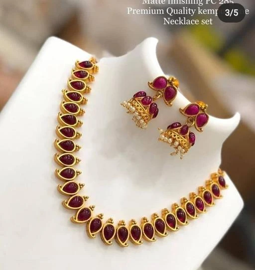 Checkout this latest Jewellery Set
Product Name: *Princess Unique Jewellery Sets*
Base Metal: Alloy
Plating: Gold Plated
Stone Type: Artificial Stones & Beads
Sizing: Adjustable
Type: Necklace and Earrings
Country of Origin: India
Easy Returns Available In Case Of Any Issue


SKU: EF-3103G
Supplier Name: SHREE

Code: 902-50622210-999

Catalog Name: Allure Glittering Jewellery Sets
CatalogID_12686589
M05-C11-SC1093
