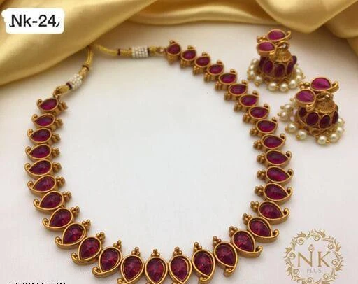 Checkout this latest Jewellery Set
Product Name: *Princess Unique Jewellery Sets*
Base Metal: Alloy
Plating: Gold Plated
Stone Type: Artificial Stones & Beads
Sizing: Adjustable
Type: Necklace and Earrings
Country of Origin: India
Easy Returns Available In Case Of Any Issue


SKU: EF-3201G
Supplier Name: balkrishna_sales

Code: 602-50810578-999

Catalog Name: Twinkling Chunky Jewellery Sets
CatalogID_12744736
M05-C11-SC1093