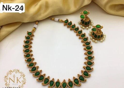 Checkout this latest Jewellery Set
Product Name: *Princess Unique Jewellery Sets*
Base Metal: Alloy
Plating: Gold Plated
Stone Type: Artificial Stones & Beads
Sizing: Adjustable
Type: Necklace and Earrings
Country of Origin: India
Easy Returns Available In Case Of Any Issue


SKU: EF-3202G
Supplier Name: SHREE

Code: 902-50811637-999

Catalog Name: Feminine Fusion Jewellery Sets
CatalogID_12745079
M05-C11-SC1093