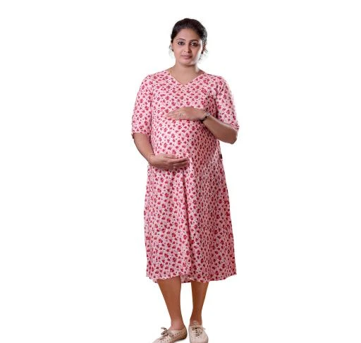 Checkout this latest Dresses
Product Name: *Stylish Partywear Women Maternity Dresses*
Fabric: Rayon
Sleeve Length: Three-Quarter Sleeves
Pattern: Printed
Net Quantity (N): 1
Maternity and Feeding Wear concealed Zips on both sides V neck  Aline bottom Back strap 3/4th Sleeve Length-49 inch
Sizes: 
M (Bust Size: 38 in, Length Size: 49 in) 
L (Bust Size: 40 in, Length Size: 49 in) 
XL (Bust Size: 42 in, Length Size: 49 in) 
XXL (Bust Size: 44 in, Length Size: 49 in) 
Country of Origin: India
Easy Returns Available In Case Of Any Issue


SKU: TMN2000
Supplier Name: Lokah Maternity

Code: 646-50849312-098

Catalog Name: Trendy Fashionista Women Maternity Dresses
CatalogID_12756728
M04-C53-SC1031
