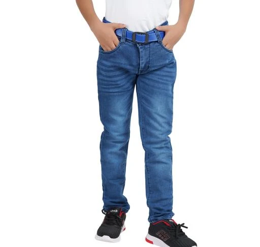 Checkout this latest Jeans
Product Name: *Denim Jeans For Boy's (Pack Of 1)*
Fabric: Denim
Pattern: Self Design
Net Quantity (N): Single
Sizes: 
7-8 Years (Waist Size: 20 in, Length Size: 32 in) 
8-9 Years (Waist Size: 22 in, Length Size: 34 in) 
9-10 Years (Waist Size: 22 in, Length Size: 34 in) 
10-11 Years (Waist Size: 24 in, Length Size: 36 in) 
11-12 Years (Waist Size: 24 in, Length Size: 36 in) 
12-13 Years (Waist Size: 25 in, Length Size: 38 in) 
13-14 Years (Waist Size: 25 in, Length Size: 38 in) 
14-15 Years (Waist Size: 26 in, Length Size: 40 in) 
15-16 Years (Waist Size: 26 in, Length Size: 40 in) 
Country of Origin: India
Easy Returns Available In Case Of Any Issue


SKU: 1572331530
Supplier Name: FANDOM COLLECTION

Code: 924-50873115-999

Catalog Name: Modern Stylish Boys Jeans & Jeggings
CatalogID_12764170
M10-C32-SC1180