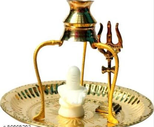 Checkout this latest Puja Articles
Product Name: *Classy Puja Articles*
Material: Brass
Type: Pooja Thalis & plates
NAVYAKSH White Shivling Shiva Ling/Shivling with Brass Plate, Kalash with Stand/Trishul Brass Decorative Showpiece - 12 cm (Marble, White, Gold) Decorative Showpiece - 12 cm  (Brass, Gold)
Country of Origin: India
Easy Returns Available In Case Of Any Issue


SKU: NAVYAKSH White Shivling Shiva Ling/Shivling with Brass Plate, Kalash with Stand/Trishul Brass Decorative Showpiece - 12 cm (Marble, White, Gold) Decorative Showpiece - 12 cm  (Brass, Gold)
Supplier Name: RS STORES

Code: 695-50905293-0012

Catalog Name: Attractive Puja Articles
CatalogID_12773995
M08-C25-SC2506
