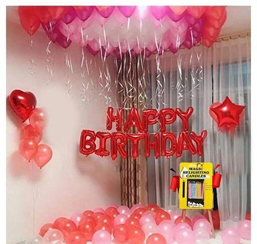 Checkout this latest Party Supplies
Product Name: *Attractive Party Supplies*
Type: Foil Balloons
Color: Red
Age Group: 3 to 4 years
Net Quantity (N): 1
Happy Birthday Foil Letter Balloon Red + 1 Red Heart Foil + 1 Red Star Foil + 30 Metallic Balloon Red, Pink, White + 10pcs Magic candle
Country of Origin: India
Easy Returns Available In Case Of Any Issue


SKU: foilR-1starR-1dilR-candle-30R,W,P
Supplier Name: Fashion Trade

Code: 962-50992604-993

Catalog Name: Fashionable Party Supplies
CatalogID_12802853
M08-C25-SC2525