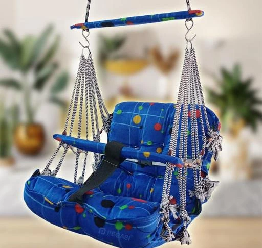 Checkout this latest Hanging Cradle
Product Name: *Multi Color Cotton Swing for Kids Baby's Children Folding and Washable 0-5 Years with Safety Belt - Home,Garden Jhula for Babies*
Cradle Material: Velvet
Product Length: 15 Inch
Product Height: 10 Inch
Product Breadth: 15 Inch
Net Quantity (N): 1
PRODUCT DETAILS:- Material: Cotton fabric, Fillings: Reliance Recron ( Color And Design Will Be Diffrent As Shown In Photo ) || Size: Sitting side: 15x15 inch & Back support side: 15x15 inch, Thickness: 5 inch || Age Range: 0 to 5 years || Complete Hanging Accessories: Main unit, Hook, Rope & upper side balancing stick.
Country of Origin: India
Easy Returns Available In Case Of Any Issue


SKU: 1493548669_3
Supplier Name: Manchester Industries

Code: 024-51013967-999

Catalog Name: Fancy Hanging Cradle
CatalogID_12810347
M10-C33-SC2535