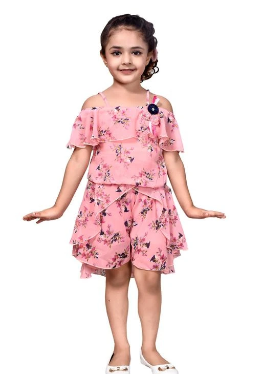 Checkout this latest Clothing Set
Product Name: *High Fame Girls Party Wear Divider and Off-Shoulder Top Set*
Top Fabric: Georgette
Bottom Fabric: Georgette
Sleeve Length: Short Sleeves
Top Pattern: Applique
Bottom Pattern: Printed
Multipack: Single
Sizes:
3-4 Years (Top Chest Size: 22 in, Top Length Size: 14 in, Bottom Waist Size: 20 in, Bottom Length Size: 12 in) 
4-5 Years (Top Chest Size: 23 in, Top Length Size: 15 in, Bottom Waist Size: 20 in, Bottom Length Size: 15 in) 
5-6 Years (Top Chest Size: 25 in, Top Length Size: 16 in, Bottom Waist Size: 22 in, Bottom Length Size: 15.5 in) 
6-7 Years (Top Chest Size: 26 in, Top Length Size: 17 in, Bottom Waist Size: 22.5 in, Bottom Length Size: 16 in) 
7-8 Years (Top Chest Size: 27 in, Top Length Size: 18 in, Bottom Waist Size: 24 in, Bottom Length Size: 16.5 in) 
8-9 Years (Top Chest Size: 28 in, Top Length Size: 19 in, Bottom Waist Size: 24.5 in, Bottom Length Size: 17 in) 
Country of Origin: India
Easy Returns Available In Case Of Any Issue


Catalog Rating: ★4 (136)

Catalog Name: Cutiepie Stylus Girls Top & Bottom Sets
CatalogID_12857618
C62-SC1147
Code: 054-51164092-0052