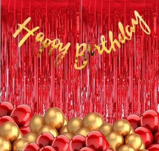 Checkout this latest Party Supplies
Product Name: *Fashionable Party Supplies*
Type: Balloon & Banner
Color: Yellow
Featured Character: Balloon Pump
Net Quantity (N): 1
 Happy Birthday Bunting Banner Gold With 50 HD Metallic Red & Gold Kit With 2 Curtains Balloons Decoration Set For Boys & Girls  (Set of 53)
Country of Origin: India
Easy Returns Available In Case Of Any Issue


SKU: KT-G-HB-50RG-JL2R
Supplier Name: Mathur enterprise

Code: 132-51431253-004

Catalog Name: Fashionable Party Supplies
CatalogID_12934237
M08-C25-SC2525