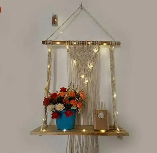 Checkout this latest Wall Decor & Hangings_500-1000
Product Name: *Ravishing Wall Decor & Hangings*
Material: Handicraft
Ideal For: All Purpose
Type: Religious
Product Length: 18 Inch
Product Height: 5 Inch
Product Breadth: 12 Inch
Multipack: 1
The Top KnottThe Top Knot Macrame Wall Hanging Shelf, Cotton Rope Bohemian Woven Home Decor Handmade Boho Shelf for Plants and Decor, Tapestry Tassel Wall Floating Hanger for Home Decor 14 W x 18L
Country of Origin: India
Easy Returns Available In Case Of Any Issue


SKU: Topk-24
Supplier Name: The Top Knott

Code: 564-51826908-997

Catalog Name: Ravishing Wall Decor & Hangings
CatalogID_13055462
M08-C25-SC2524