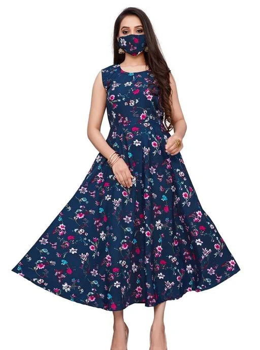 Checkout this latest Dresses
Product Name: *Classy Fabulous Women Dresses*
Fabric: Crepe
Sleeve Length: Sleeveless
Pattern: Printed
Multipack: 1
Sizes:
S (Bust Size: 36 in, Length Size: 50 in) 
M (Bust Size: 38 in, Length Size: 50 in) 
L (Bust Size: 40 in, Length Size: 50 in) 
XL (Bust Size: 42 in, Length Size: 50 in) 
XXL (Bust Size: 44 in, Length Size: 50 in) 
Country of Origin: India
Easy Returns Available In Case Of Any Issue


Catalog Rating: ★3.9 (73)

Catalog Name: Urbane Fabulous Women Dresses
CatalogID_13076147
C79-SC1025
Code: 843-51897851-9921