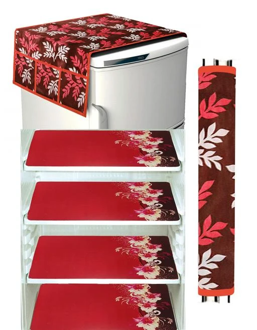 Checkout this latest Fridge Cover
Product Name: *Fashionable Fridge Cover*
Material: PVC
Type: Fridge Combo's
Set: Fridge Top+Handle Cover+Fridge Mat
Pattern: Printed
Product Breadth: 55 cm
Product Length: 97 cm
Product Height: 0.5 cm
Multipack: 6
Country of Origin: India
Easy Returns Available In Case Of Any Issue


Catalog Name: Styles Fridge Cover
CatalogID_13097499
Code: 000-51964277

.