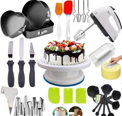 Checkout this latest Cake Making Supplies
Product Name: *Classic Cake Making Supplies*
Material: Plastic
Product Breadth: 10 Cm
Product Height: 1.5 Cm
Product Length: 10 Cm
Net Quantity (N): Pack Of 1
Cake Making Tools, Big Combo for Cake Decoration with Electric Beater (Multicolor)
Country of Origin: India
Easy Returns Available In Case Of Any Issue


SKU: black colour mould
Supplier Name: A-ONE.

Code: 1811-52103123-9953

Catalog Name: Modern Cake Making Supplies
CatalogID_13138743
M08-C23-SC2317