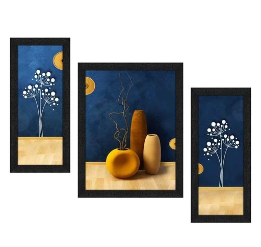 Buy Checkout This Latest Paintings Posters Product Name Modern Flower Art 3 Piece Painting With Synthetic Frame For Rs432 Cod And Easy Return Available