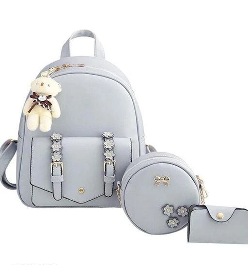 Checkout this latest Backpacks
Product Name: *Graceful Versatile Women Backpacks*
Material: PU
No. of Compartments: 1
Pattern: Solid
Multipack: 2
Sizes:
Free Size (Length Size: 13 in, Width Size: 10 in) 
Country of Origin: India
Easy Returns Available In Case Of Any Issue


Catalog Rating: ★3.8 (9)

Catalog Name: Ravishing Versatile Women Backpacks
CatalogID_13179695
C73-SC1074
Code: 804-52227303-9921