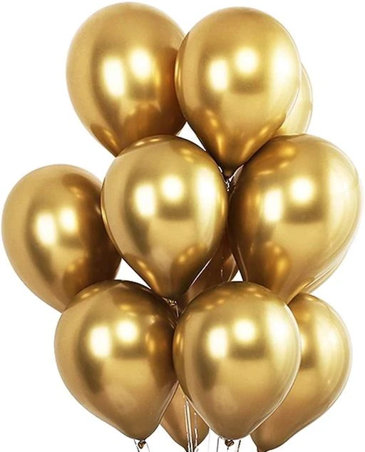 Checkout this latest Party Supplies
Product Name: *25 Pcs Golden Color Latex Metallic HD Balloons 12