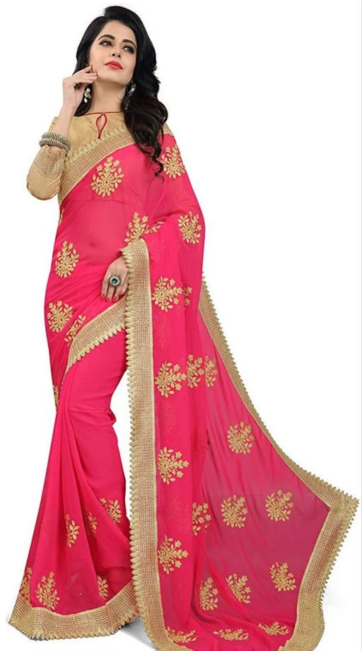 Checkout this latest Sarees
Product Name: *Stylish Women Sarees*
Saree Fabric: Georgette
Blouse: Running Blouse
Blouse Fabric: Satin
Pattern: Woven Design
Blouse Pattern: Same as Saree
Net Quantity (N): Single
Sizes: 
Free Size (Saree Length Size: 5.5 m, Blouse Length Size: 0.8 m) 
Easy Returns Available In Case Of Any Issue


SKU: Chain Saree pink
Supplier Name: Driti Fab

Code: 105-5266830-5331

Catalog Name: Adrika Sensational Sarees
CatalogID_781066
M03-C02-SC1004