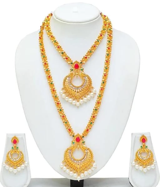 Checkout this latest Jewellery Set
Product Name: *Princess Unique Jewellery Sets*
Base Metal: Alloy
Plating: Gold Plated
Stone Type: Pearls
Sizing: Adjustable
Type: Necklace and Earrings
Country of Origin: India
Easy Returns Available In Case Of Any Issue


SKU: EF-4704G
Supplier Name: MAA SALES

Code: 282-52734044-999

Catalog Name: Twinkling Beautiful Jewellery Sets
CatalogID_13339265
M05-C11-SC1093