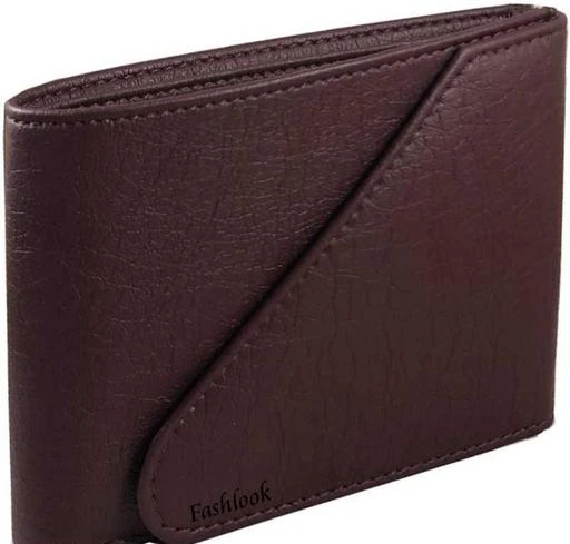 PU Leather Brown Mens Designer Wallet