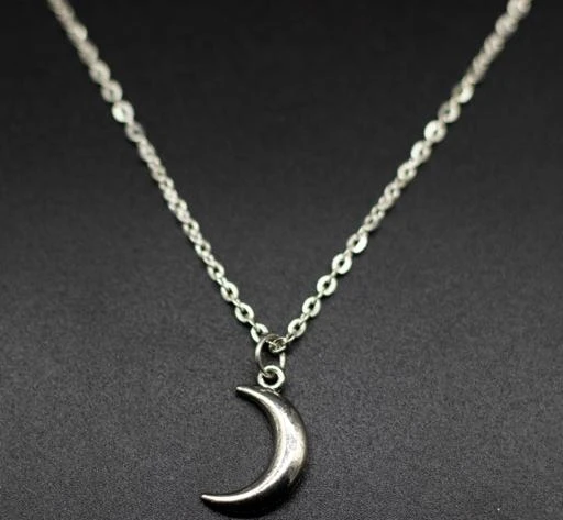 Checkout this latest Pendants & Lockets
Product Name: *CRESCENT MOON STYLISH GERMAN SILVER NECKLACE PENDANT FOR GIRLS AND WOMEN *
Plating: No Plating
Stone Type: No Stone
Type: Pendant with Chain
Net Quantity (N): 1
Sizes:Free Size
Country of Origin: India
Easy Returns Available In Case Of Any Issue


SKU: PEN-001-SILVER
Supplier Name: Hadia

Code: 931-52770382-991

Catalog Name: Graceful Chunky Pendants & Lockets
CatalogID_7431242
M05-C11-SC1095