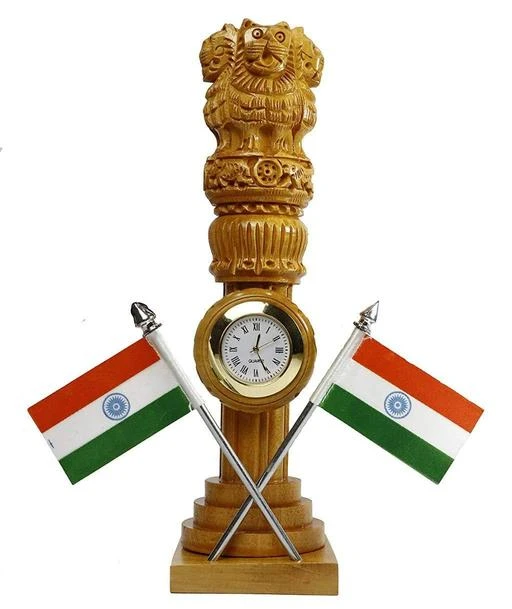 Checkout this latest Showpieces & Collectibles
Product Name: *Wooden Carved Ashoka Stambh Pillar with 2 Flags & Clock II Indian National Anthem Table Showpiece Figurine for Home and Office II Receptions/ Desk II Republic Day ( Showpiece )*
Material: Wood
Multipack: 1
Product Length: 3 
Product Height: 7 
Product Breadth: 3 
Country of Origin: India
Easy Returns Available In Case Of Any Issue


SKU: JyXNLGpu
Supplier Name: Khamma Ghanni

Code: 834-52777205-996

Catalog Name: Classic Showpiece 
CatalogID_13353772
M08-C25-SC2485