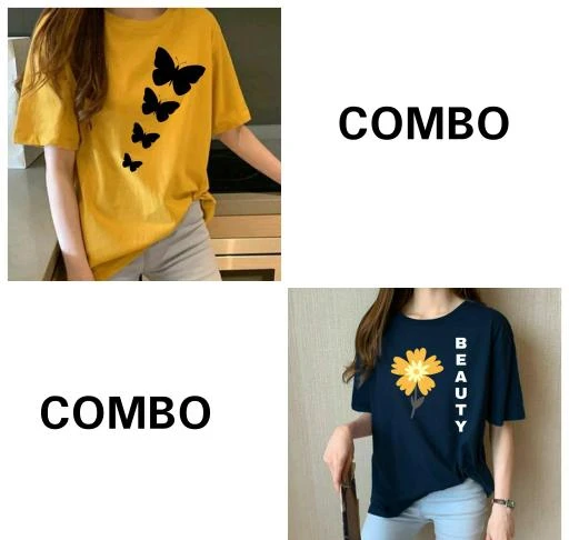Checkout this latest Tshirts
Product Name: *COMBO WOMEN TSHIRT YELLOW BLUE 2*
Fabric: Cotton
Sleeve Length: Short Sleeves
Pattern: Printed
Net Quantity (N): 2
Sizes:
S (Bust Size: 36 in, Length Size: 26 in) 
M (Bust Size: 38 in, Length Size: 27 in) 
L (Bust Size: 40 in, Length Size: 28 in) 
XL (Bust Size: 42 in, Length Size: 28 in) 
High quality premium Yellow  blue  tshirt
Country of Origin: India
Easy Returns Available In Case Of Any Issue


SKU: Blue yellow print_COMBO_3
Supplier Name: ABI BRAND HUB

Code: 683-52819807-028

Catalog Name: Fancy Fashionable Women Tshirts 
CatalogID_13366464
M04-C07-SC1021
.