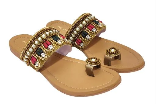 Checkout this latest Flats
Product Name: *FIT O FIT  Women Ethnic Flats Sandal for Party and Casual Wear*
Material: Syntethic Leather
Sole Material: Tpr
Pattern: Embellished
Fastening & Back Detail: Slip-On
Multipack: 1
Sizes: 
IND-4
Country of Origin: India
Easy Returns Available In Case Of Any Issue


Catalog Rating: ★4.2 (109)

Catalog Name: Versatile Women Flats
CatalogID_13368881
C75-SC1071
Code: 123-52826967-994