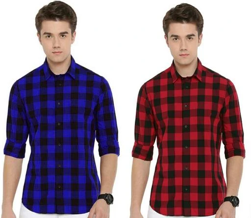 Checkout this latest Shirts
Product Name: *Elite Elegant Men's Shirts Combo (Pack Of 2)*
Fabric: Cotton Blend
Sleeve Length: Long Sleeves
Pattern: Printed
Net Quantity (N): 2
Sizes:
S, M, L (Chest Size: 40 in, Length Size: 28.5 in) 
XL
Country of Origin: India
Easy Returns Available In Case Of Any Issue


SKU: Rehan Combo Small Check Red Blue Shirt
Supplier Name: Ishan trendz

Code: 146-5296865-7221

Catalog Name: Pack of 2 Elite Elegant Men's Shirts Combo (Pack Of 2)
CatalogID_786414
M06-C14-SC1206