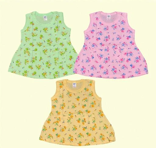 Checkout this latest Frocks & Dresses
Product Name: *Girls Pink Cotton Frocks & Dresses Pack Of 3*
Fabric: Cotton
Sleeve Length: Sleeveless
Pattern: Printed
Net Quantity (N): Pack Of 3
Sizes:
0-6 Months, 3-6 Months, 6-9 Months
ZOO Presents you Cotton halfsleeve frock For Baby Girls. Let your little girl feel comfortable and trendy while wearing this Printed frock.  The cute print will make your baby look even more adorable.  The quality material is specially made for your little baby skin with utmost care.  Designed with Perfect fit which provides elegant look to your little one.
Country of Origin: India
Easy Returns Available In Case Of Any Issue


SKU: SN942/35 L (3)
Supplier Name: JAY GURU ENTERPRISE

Code: 433-52977915-994

Catalog Name: Agile Elegant Girls Frocks & Dresses
CatalogID_13416855
M10-C32-SC1141