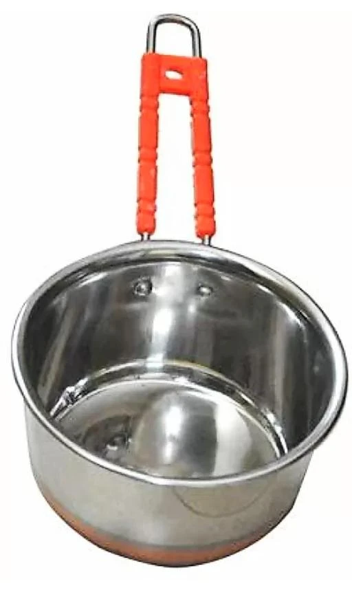 Stainless Steel Copper Bottom Sauce Pan, Flat Base Sauce Pan, Tea