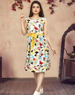 one piece dress short for women frock